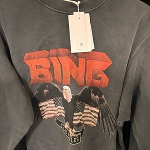 ANINE BING eagle graphic sweatshirt NWT